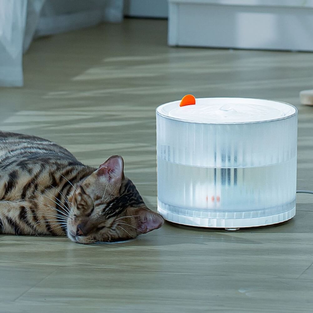 Dispensador de agua inteligente para mascotas de ciclo automático antifugas