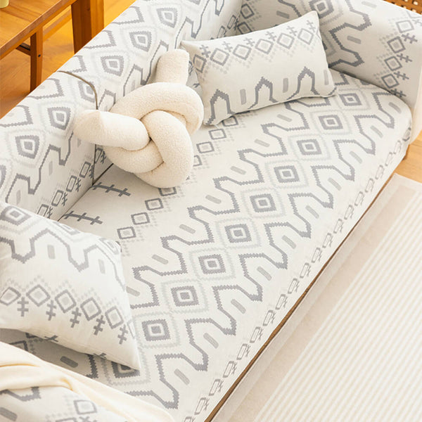 Tela chenille transpirable sofá resistente al desgaste cubierta de sofá seccional decorativa