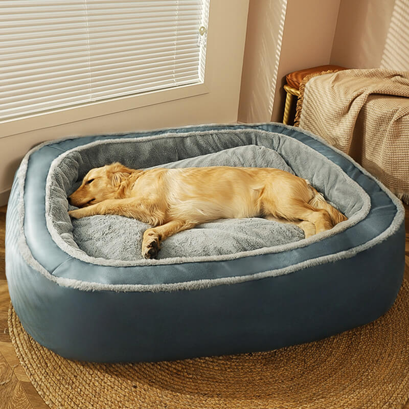 <tc>Cama ortopédica grande y cálida para perros, cama para dormir profundamente</tc>