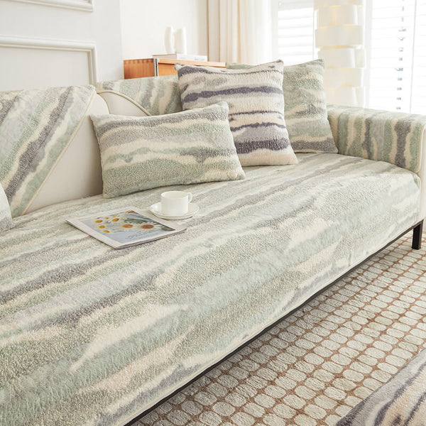 Cubierta de sofá protectora de muebles de confort de crema de lujo