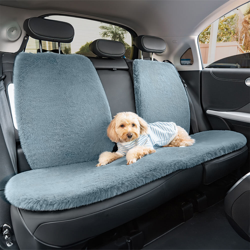 Funda universal para asiento de coche para perros humanos de felpa cálida