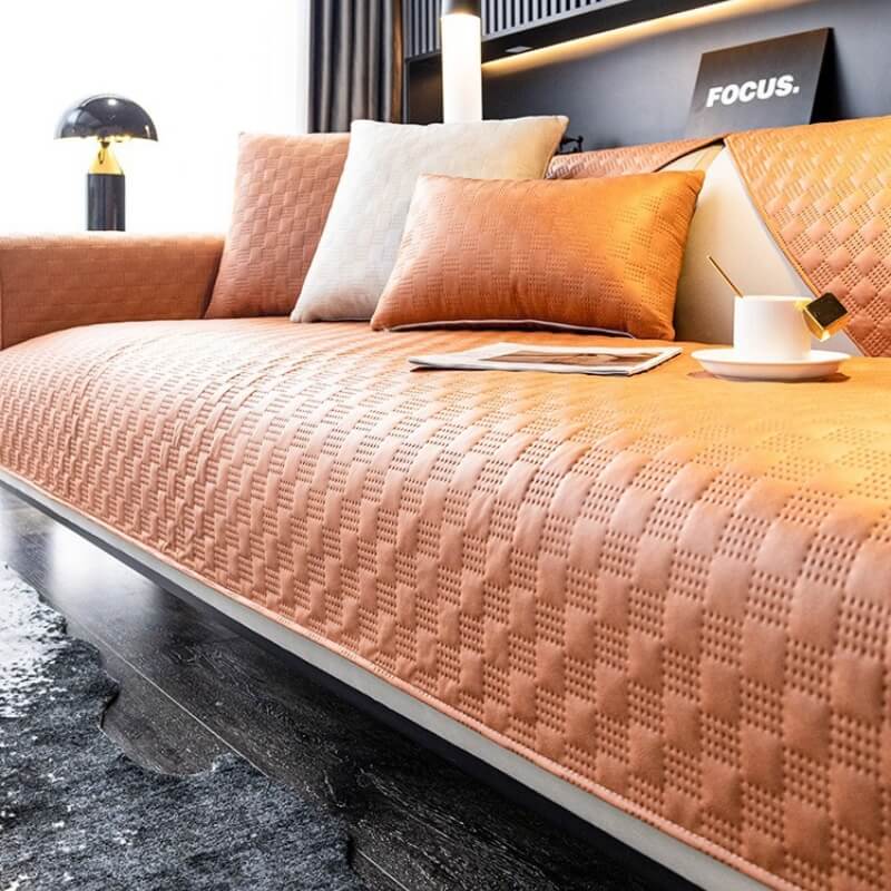 <tc>Funda de sofa impermeable de la tela de Leathaire, Protección de los muebles</tc>