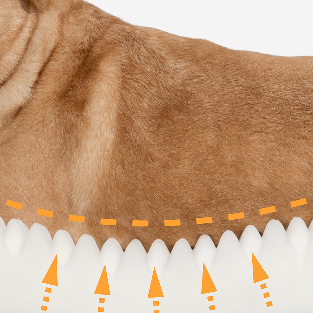 Cama ortopédica para perros con soporte completo de ante y forro polar sintético