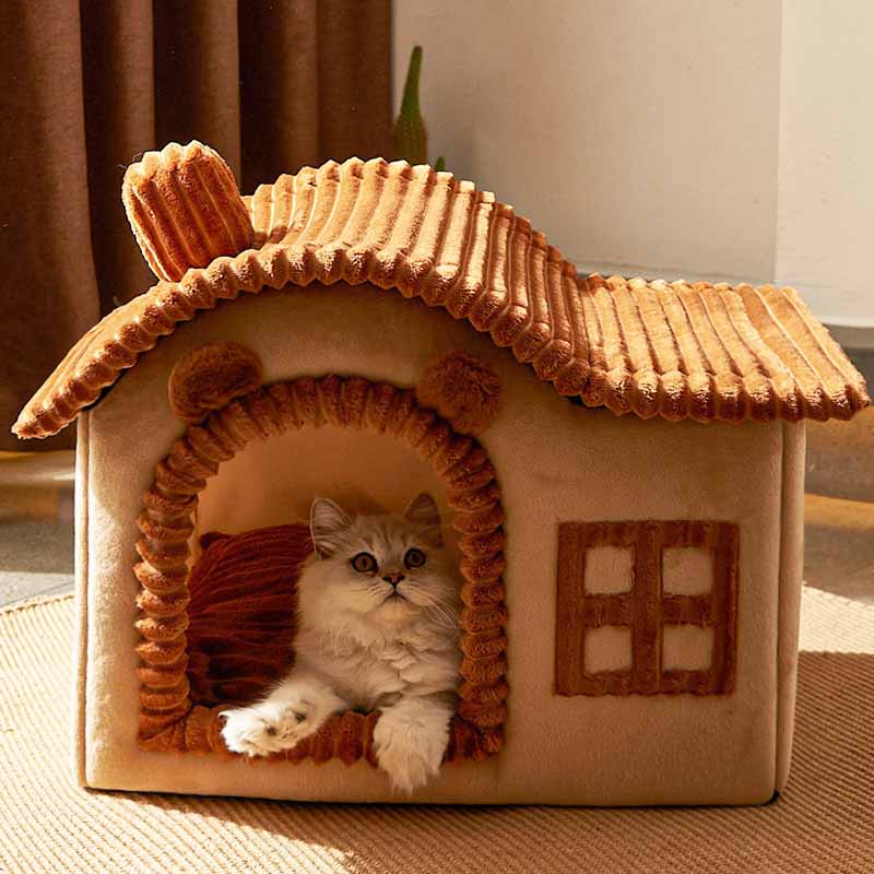 Cama para gatos semicerrada House Design
