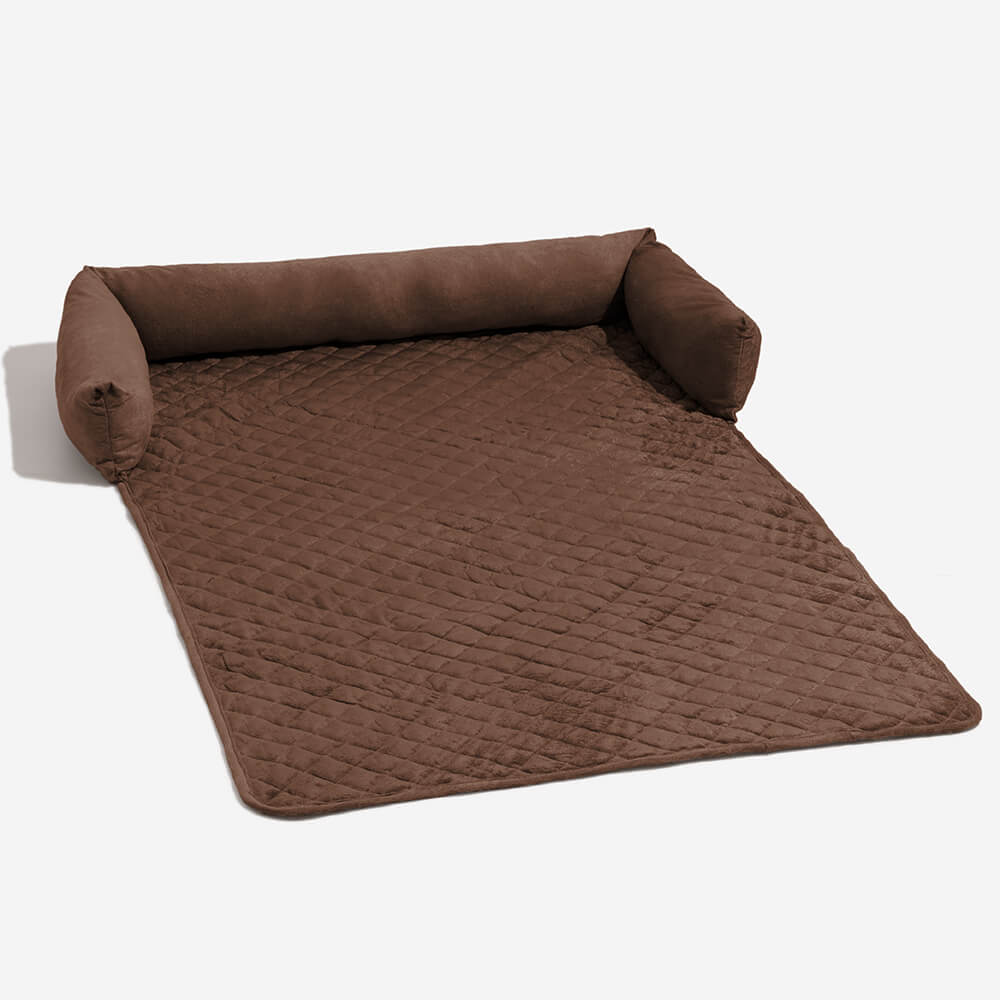 Protector de muebles calmante impermeable, funda para sofá cama para perros